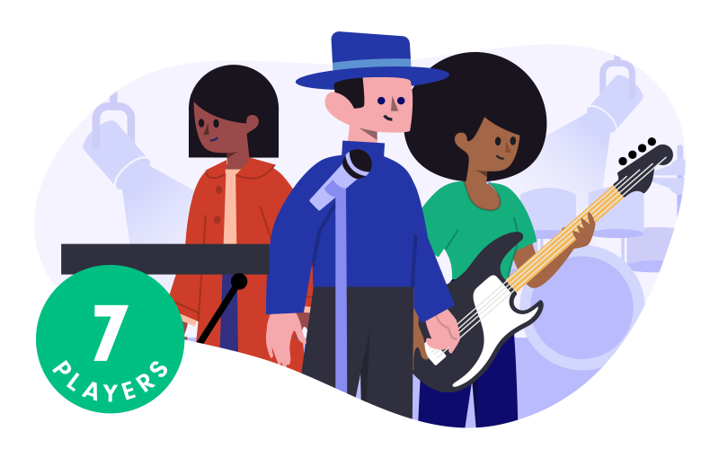 Band Reunion 7 Player Murder Mystery Game