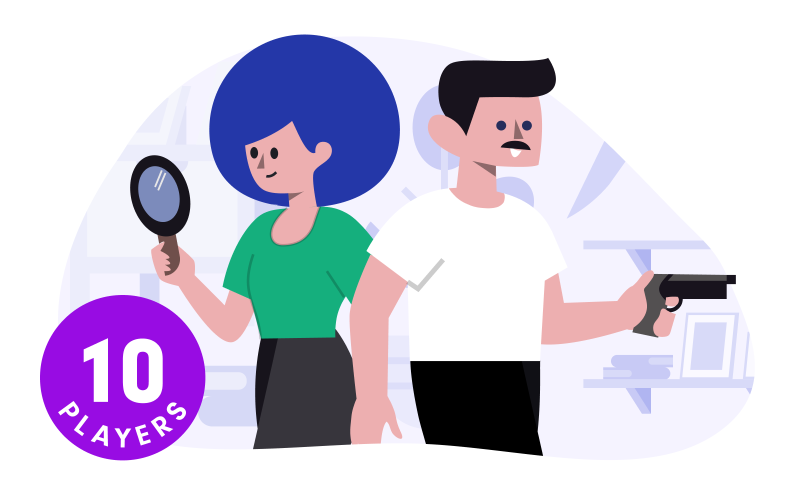 10 Player Murder Mystery Game