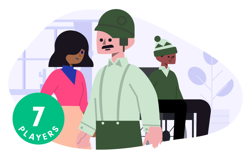 Heroes Reunited – 7 Player Murder Mystery Game Image