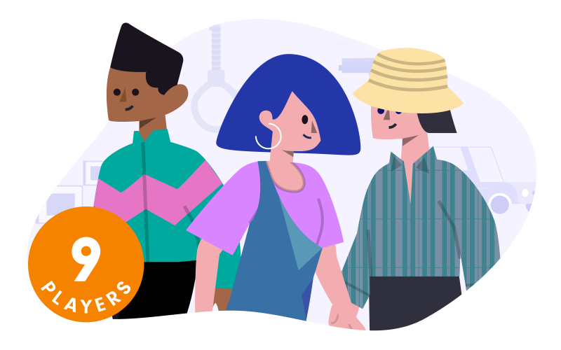 Trouble in the 90s – 9 Player Murder Mystery Game Image